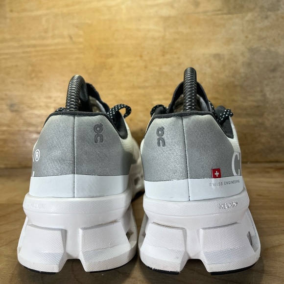 On Cloud CloudMonster REFLECTIVE Womens Size 8.5 Running Shoes Sneakers White - Picture 5 of 12